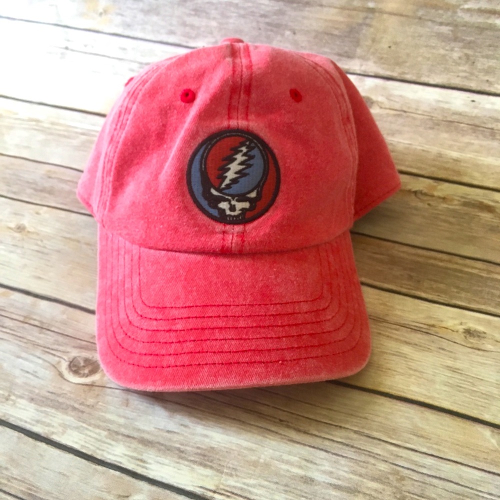 Grateful Dead Junk Food Baseball Cap Red NWT